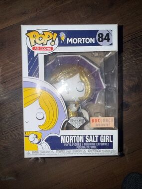 Funko Ad Icons Morton Salt Girl #84 - Gold & Purple Diamond Glitter